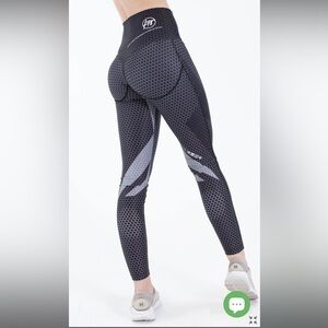 Hardtuned Hex Contour Leggings - Black JDM NWOT XL